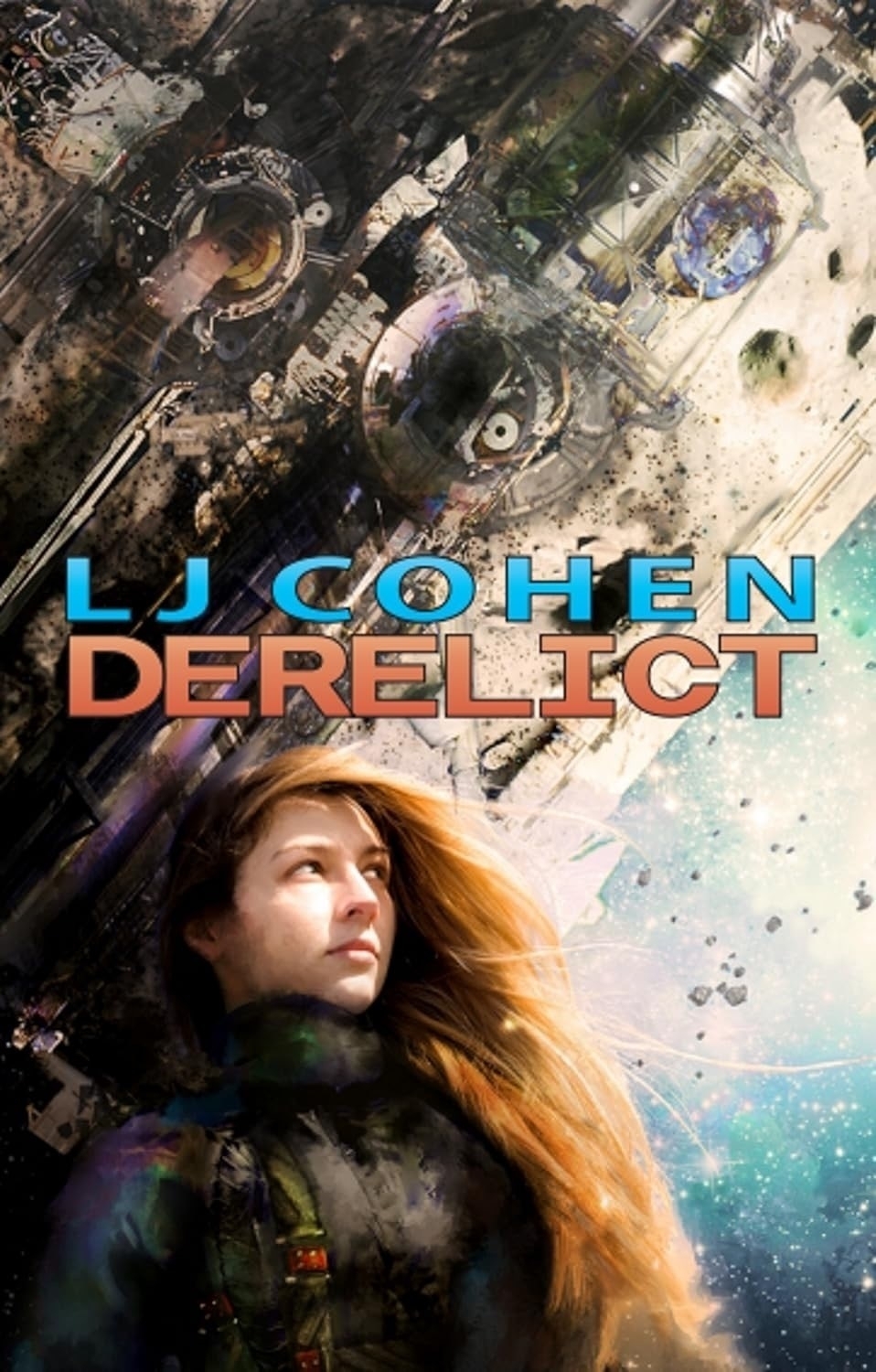 Book cover: Derelict. 