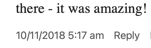Partial shot of a post dated 10 September 2018.