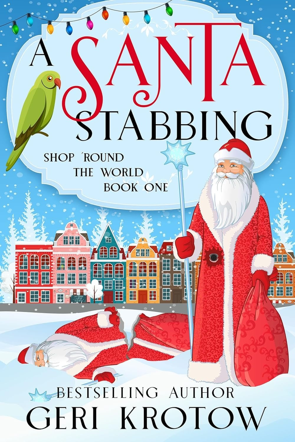 Book cover: A Santa Stabbing.
