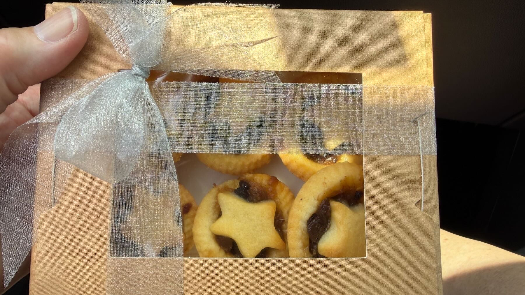 Christmas fruit mince pies.