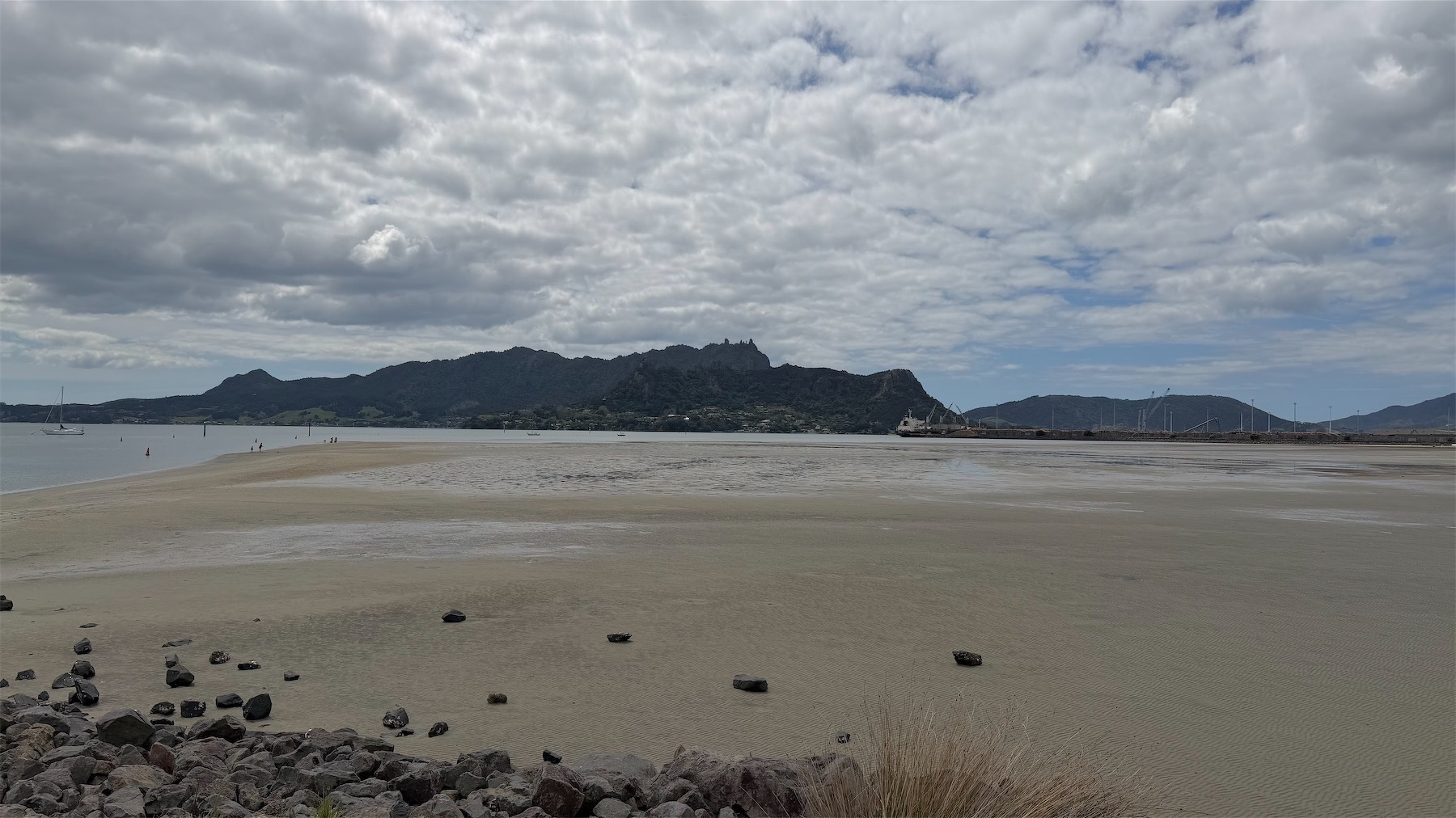 Mount Manaia across the Whangārei harbour entrance.