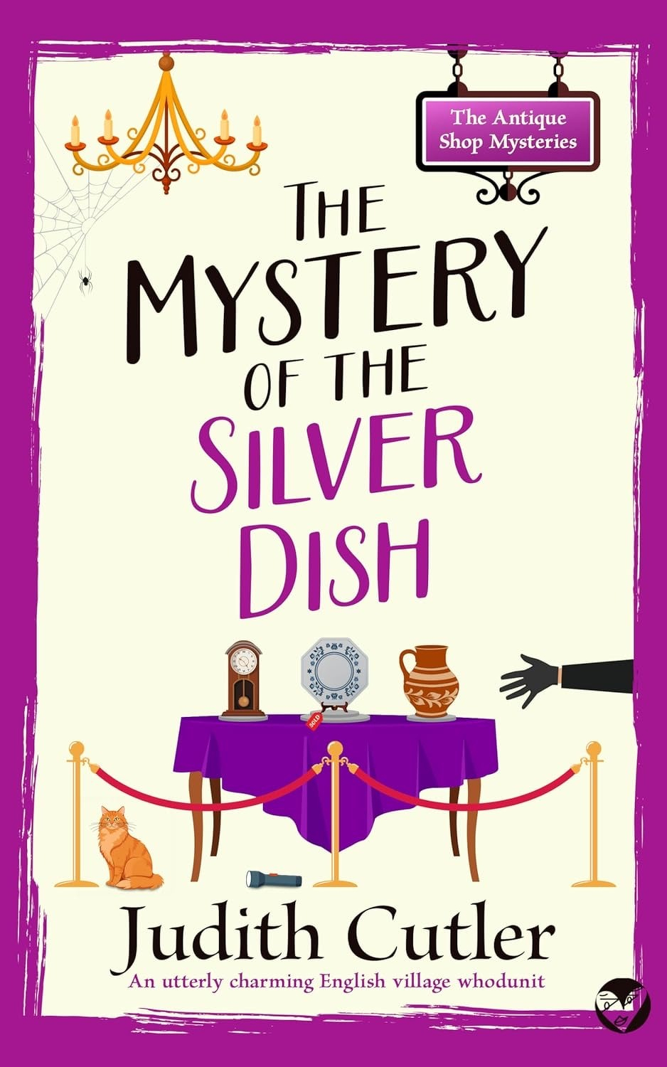 Book cover: Mystery of the Silver Dish. 