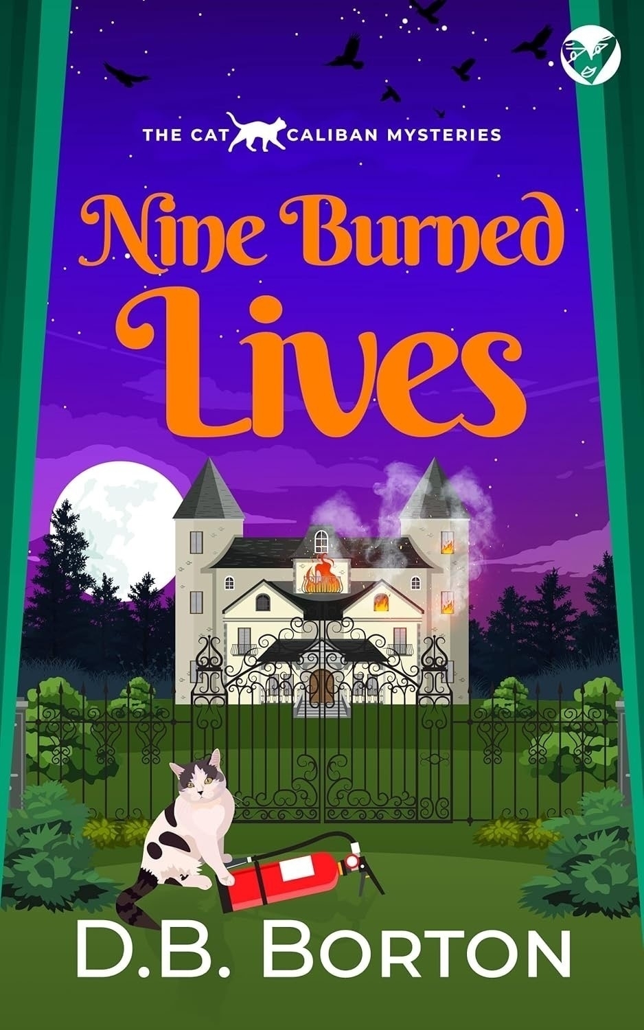 Book cover: Nine Burned Lives.