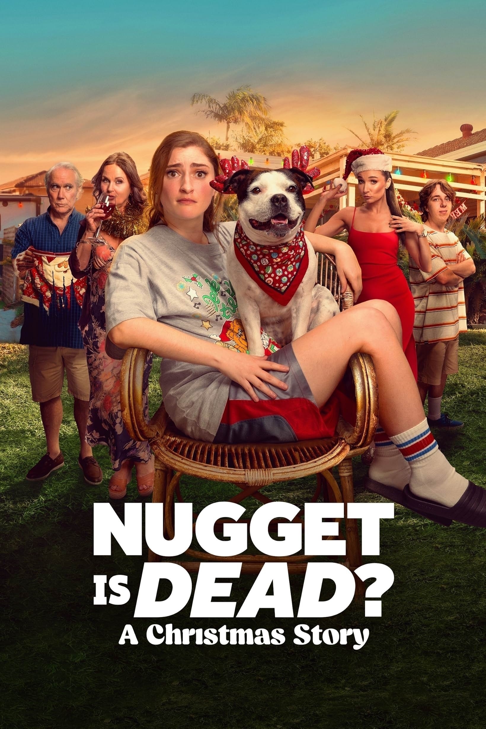 Movie poster: Nugget is Dead? A Christmas Story. 