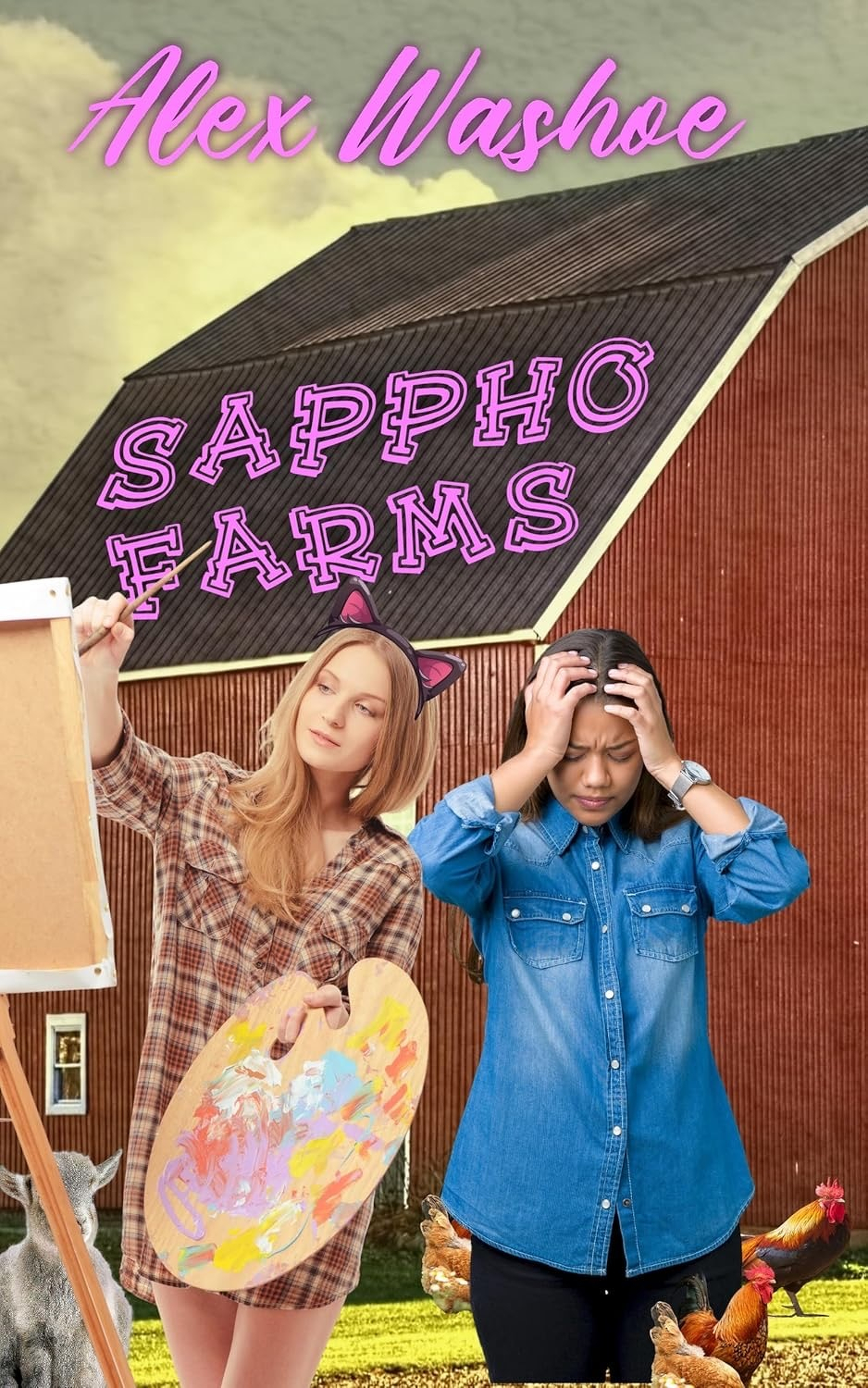 Book cover: Sappho Farms.