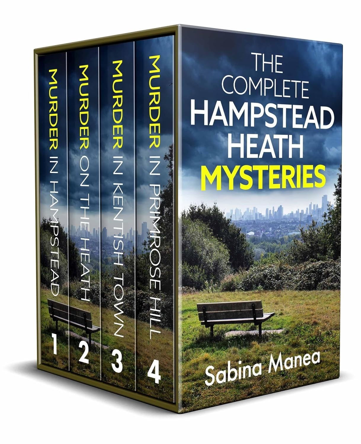 Book cover: Hampstead Heath Mysteries.