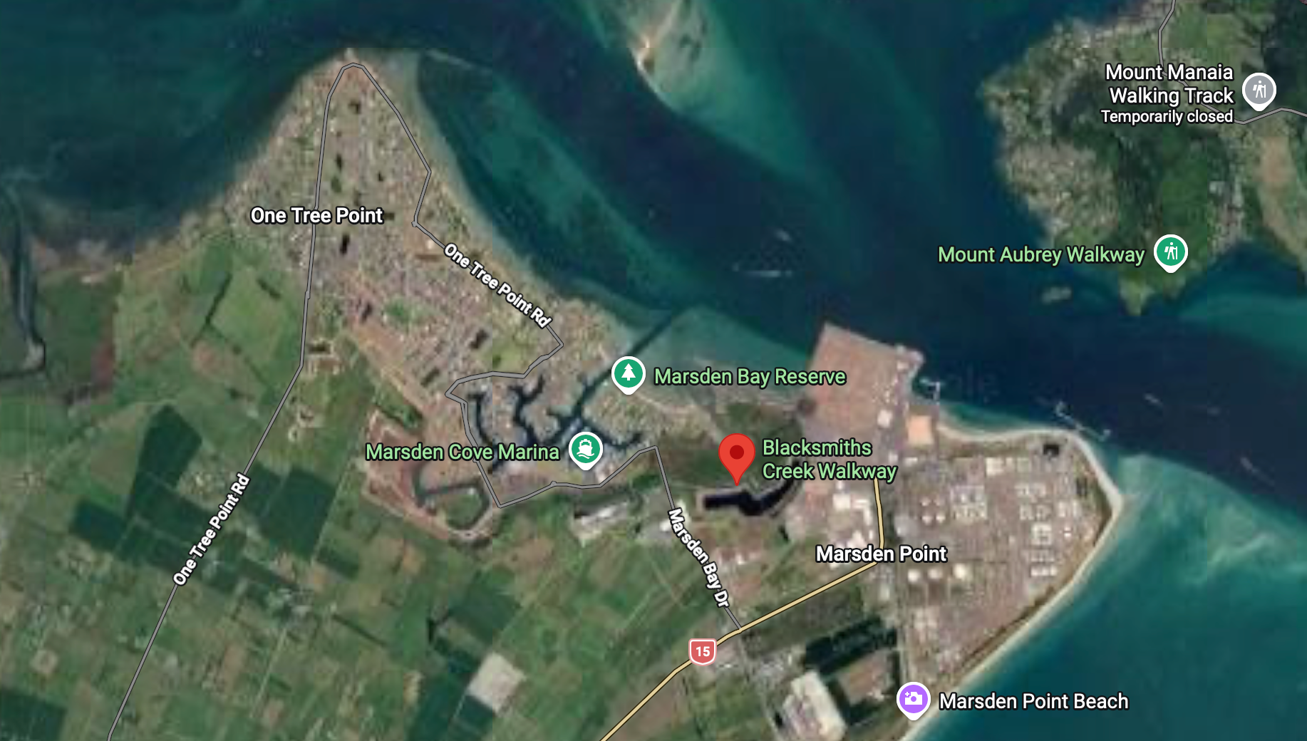 Map shows the area.