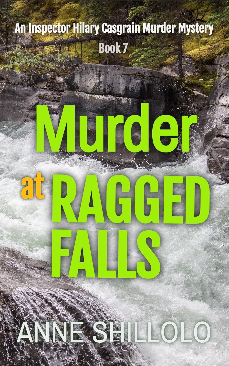 Book cover: Murder at Ragged Falls.