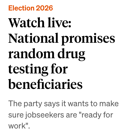National promises random drug testing for beneficiaries
The party says it wants to make sure jobseekers are "ready for work.