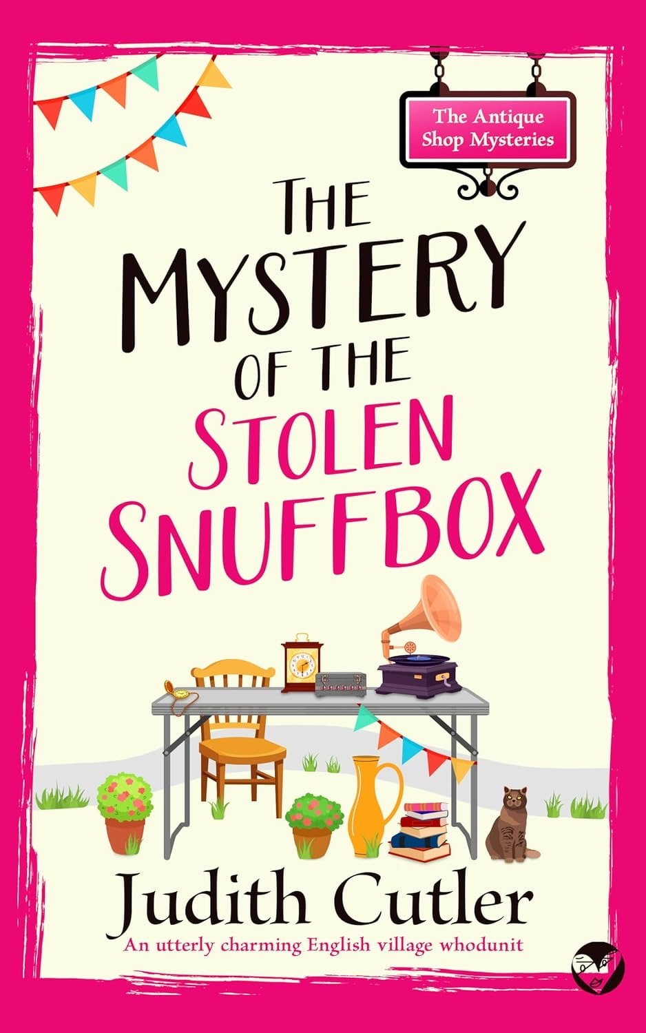Book cover: The Mystery of the Stolen Snuffbox. 