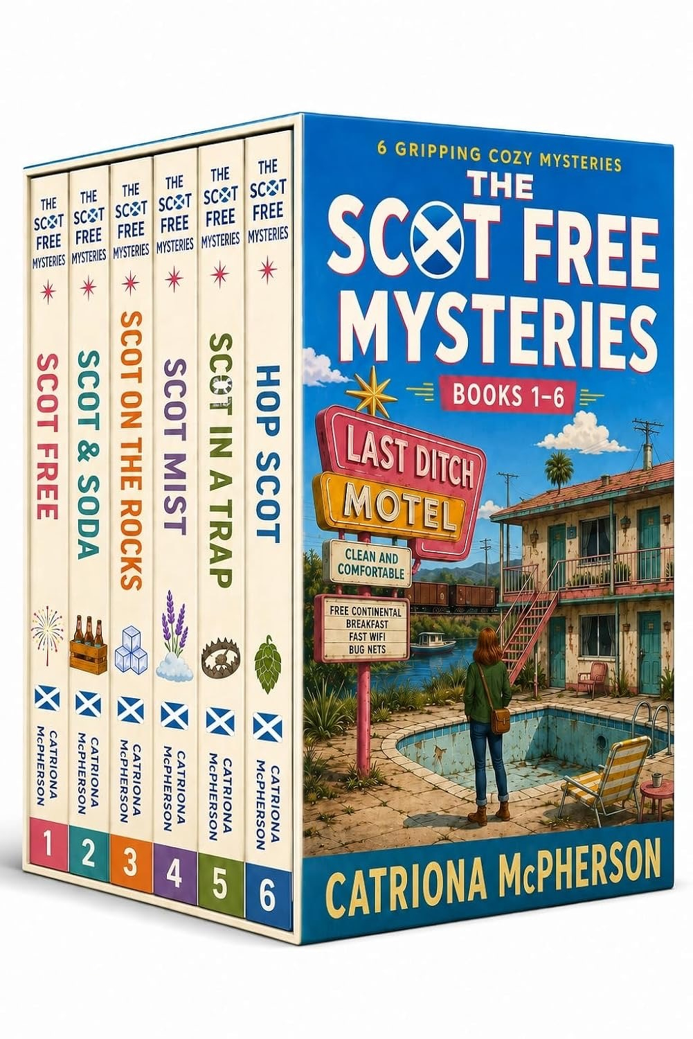 Book cover: The Scot Free Mysteries.
