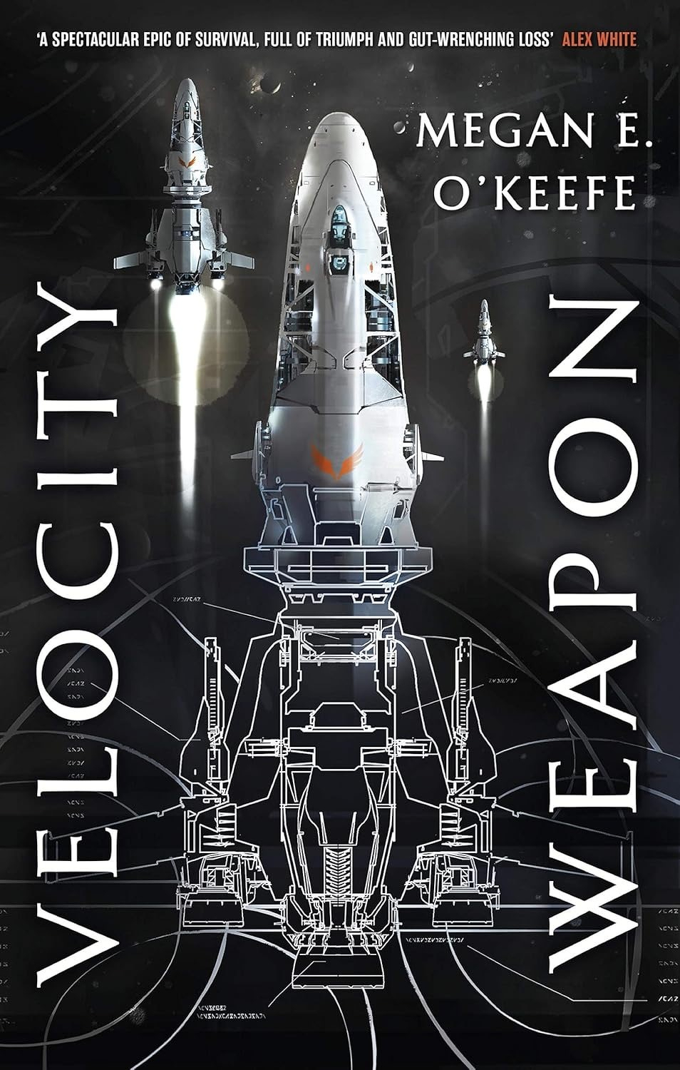 Book cover: Velocity Weapon.