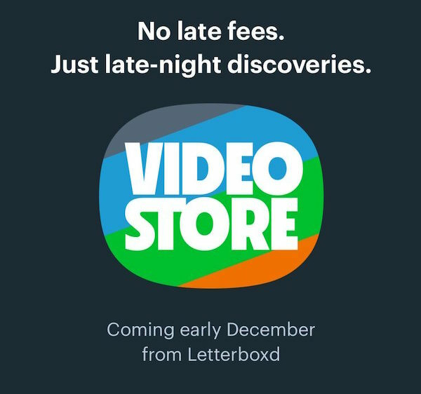 Letterboxd Video Store ad
