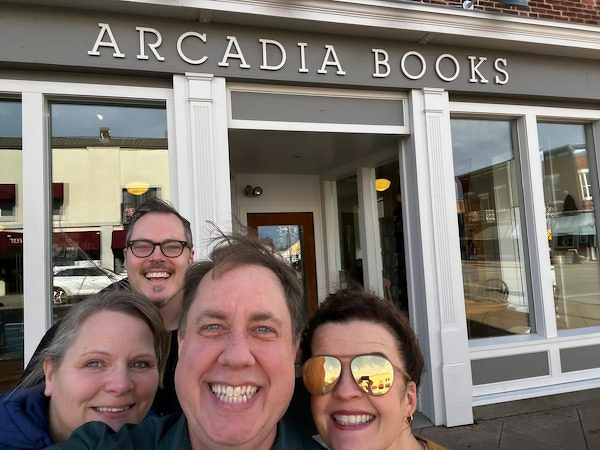 Jody, Jason, Justin, and Kate at Arcadia Books