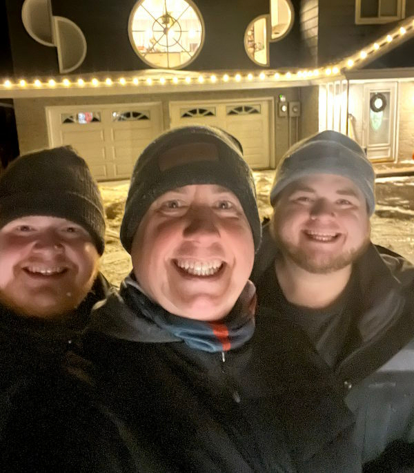 Spencer, me, and Corey