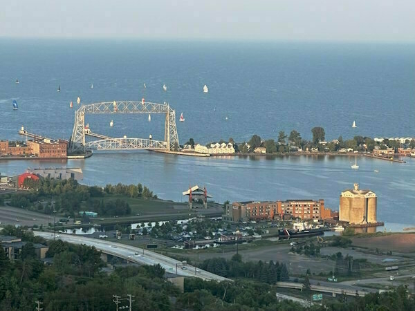 Lift Bridge and sailboats
