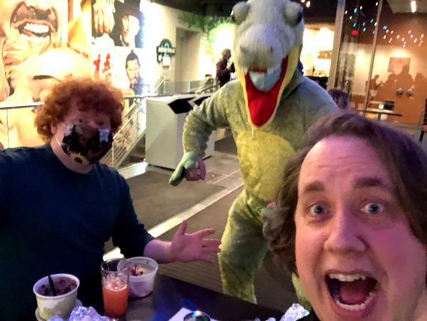 Spencer, Justin, and an alligator