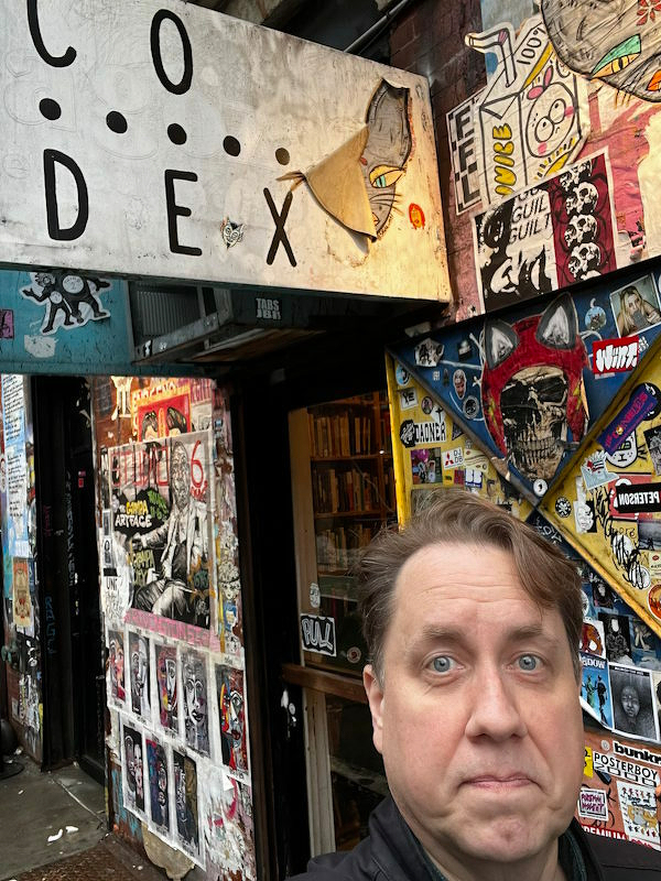 Justin outside Codex