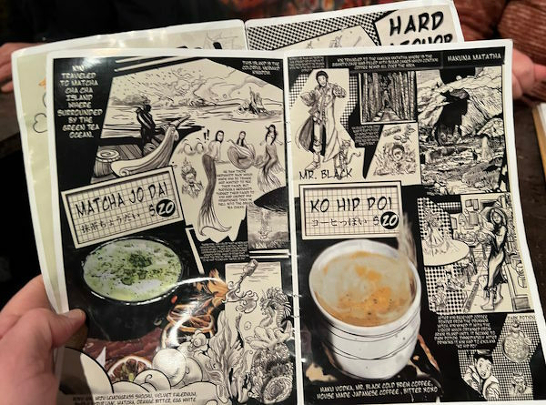 Manga menu