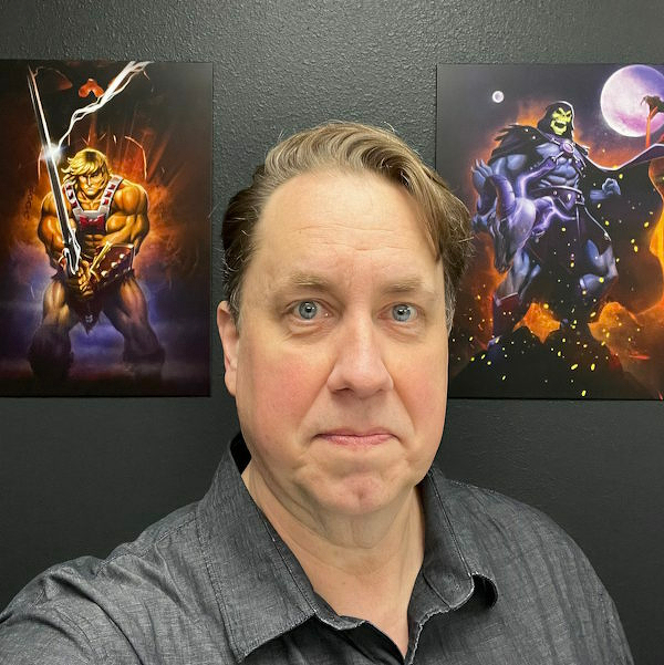 Justin and He-Man posters