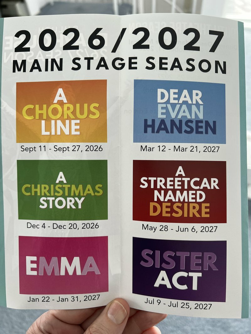Duluth Playhouse 2026/2027 Main Stage Season