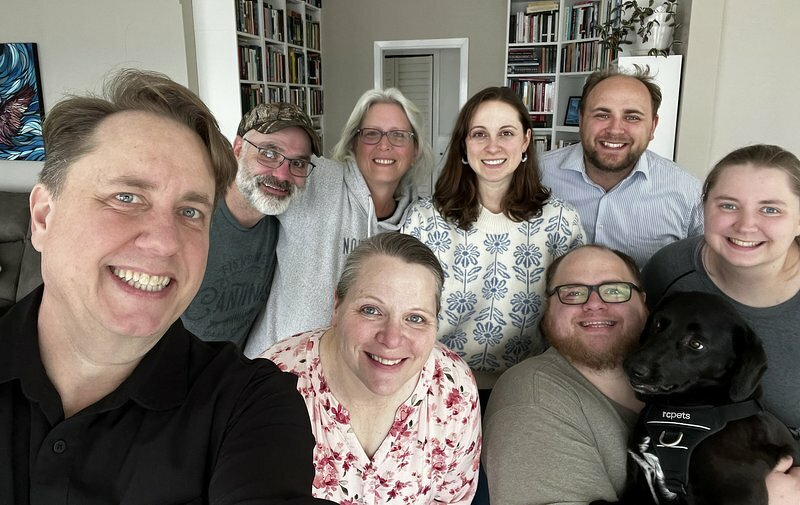 Easter family group photo