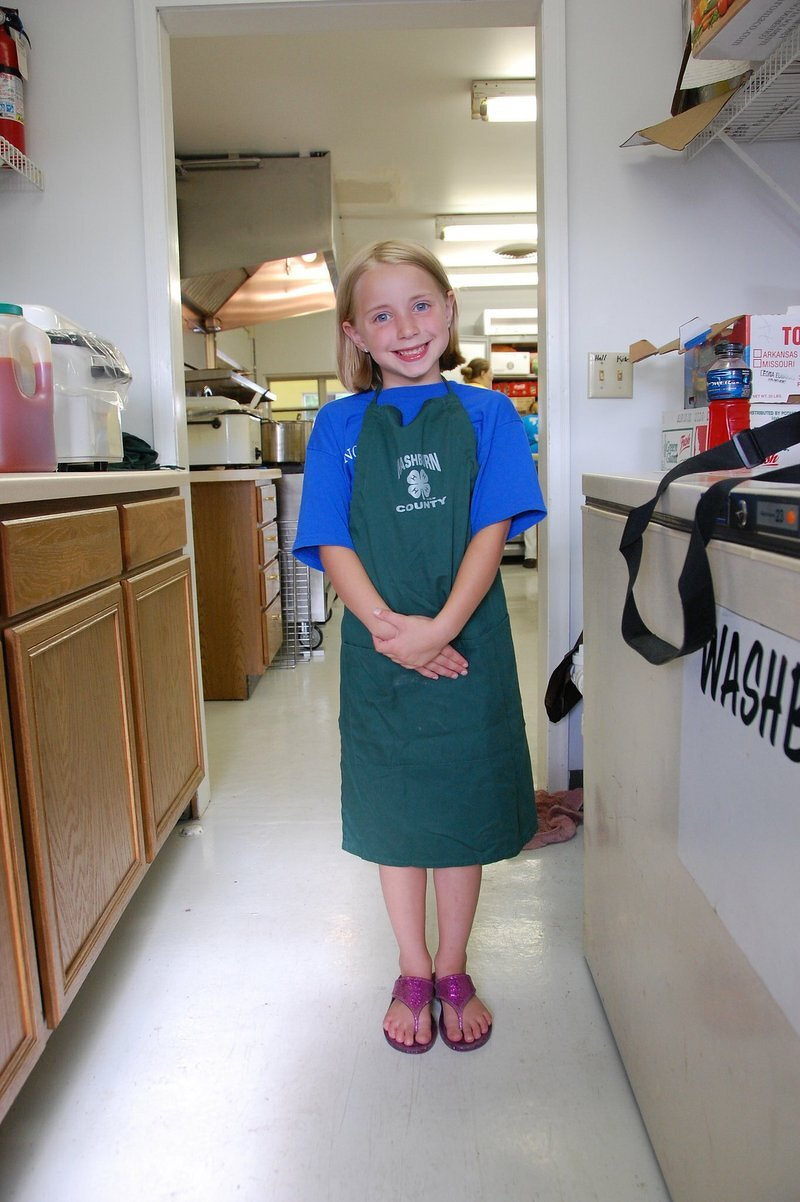 Kaylee as a young girl in 4-H