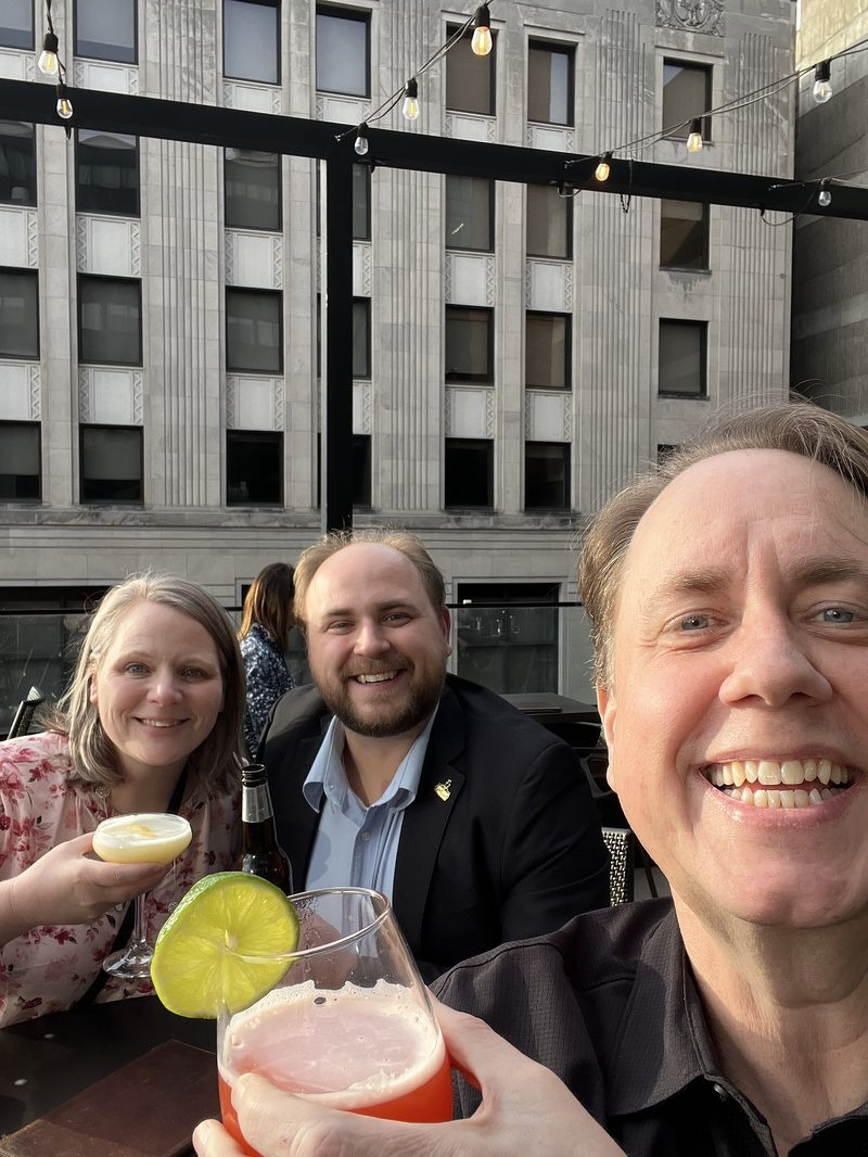 With Alex before the Statesmen concert