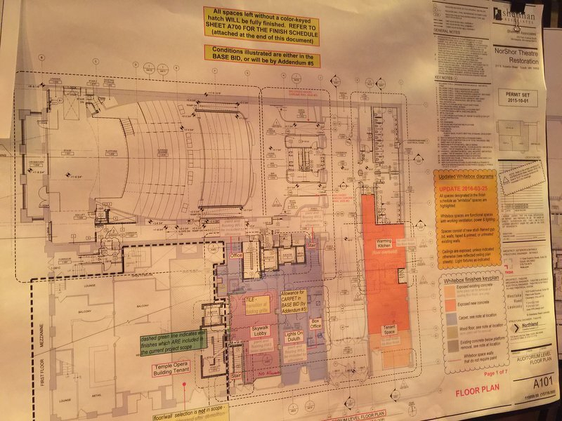 Norshor Theater renovation plans, 2016