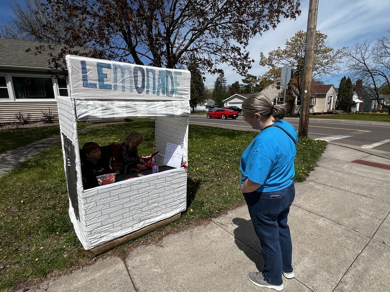 A lemonade stand