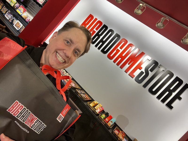 Inside BigBadGameStore at the grand opening