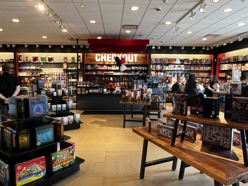 The game selection at BigBadGameStore