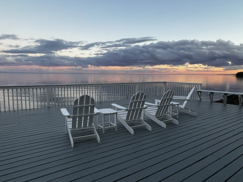 A beautiful summer sunset in Duluth