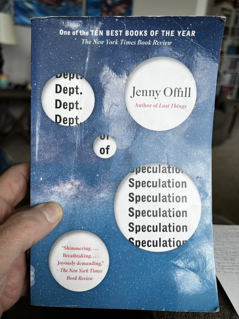 Dept. of Speculation book cover