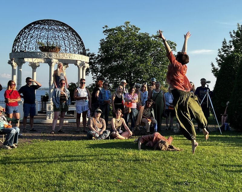 Dances on the Lakewalk 30th Anniversary performance in the Rose Garden