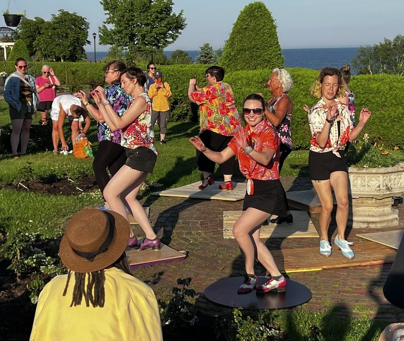 Dances on the Lakewalk 30th Anniversary performance in the Rose Garden