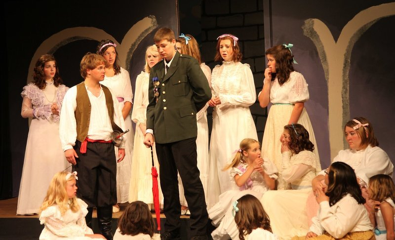 Youth production of The Pirates of Penzance at Theatre in the Woods