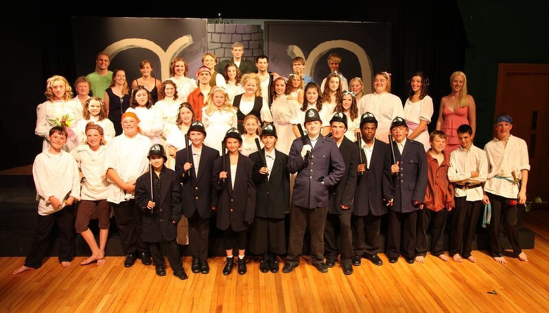 Youth production of The Pirates of Penzance at Theatre in the Woods