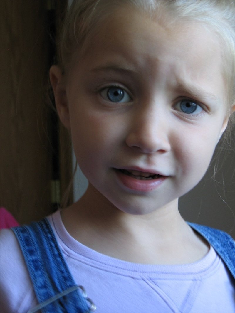 Kaylee giving the camera a skeptical look