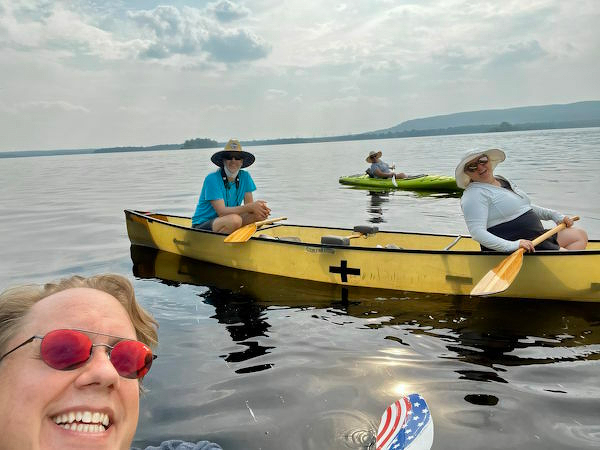 me, Tom, Jody, and Brandy on the St. Louis River