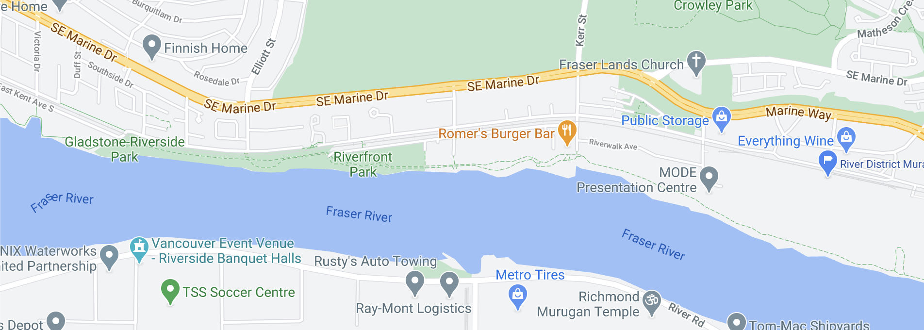 Google Maps Gladstone Riverside