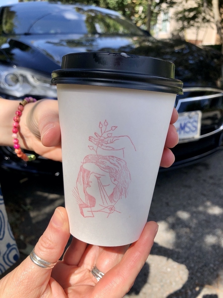 Federal Store stamp on take out cup