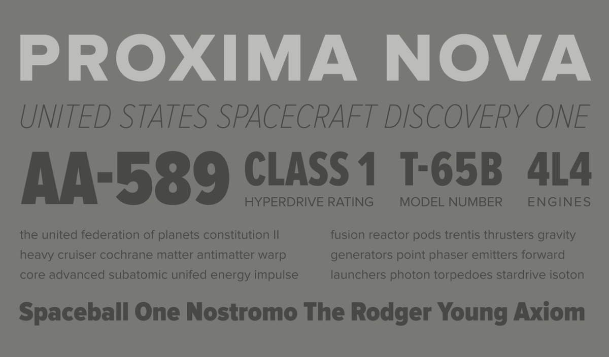 Proxima Nova Banner