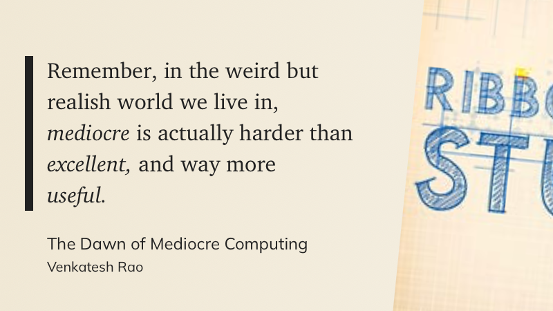 Rao on mediocre computing