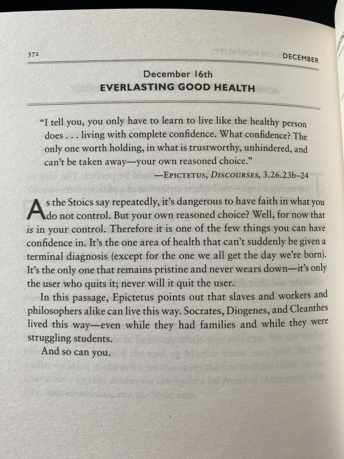 The Daily Stoic … The Daily  Quote … Page 372