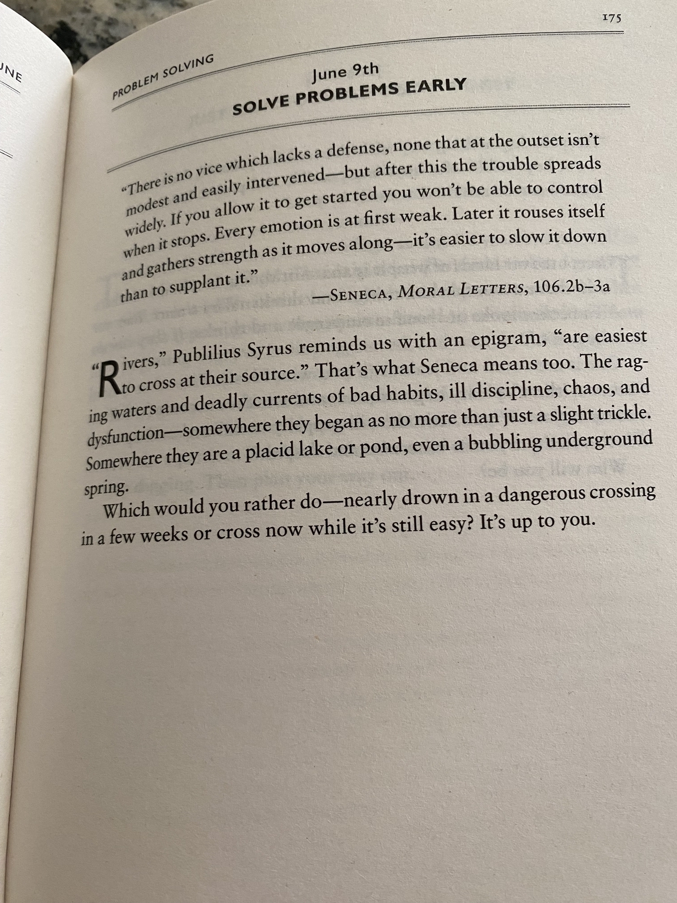 The Daily Stoic … The Daily  Quote … Page 175