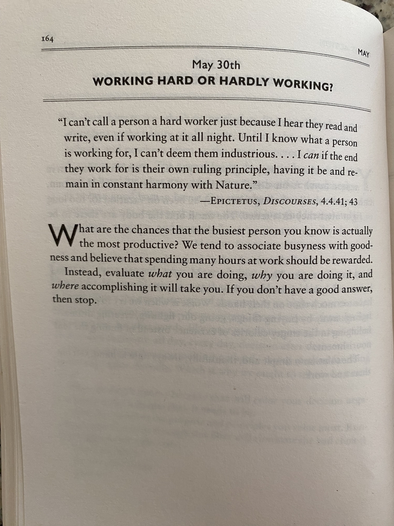 The Daily Stoic … The Daily  Quote … Page 164