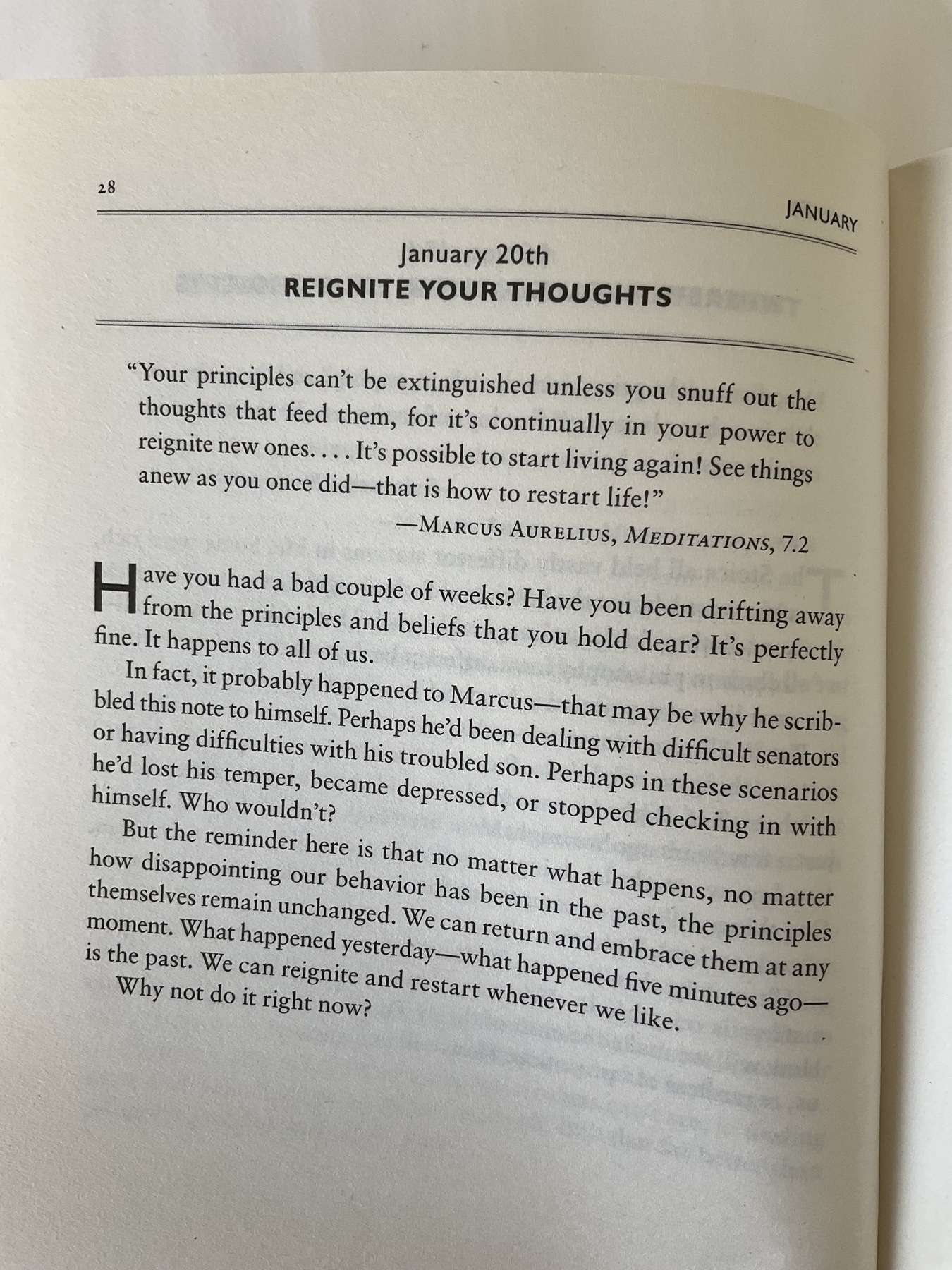 The Daily Stoic … The Daily Quote … Page 28