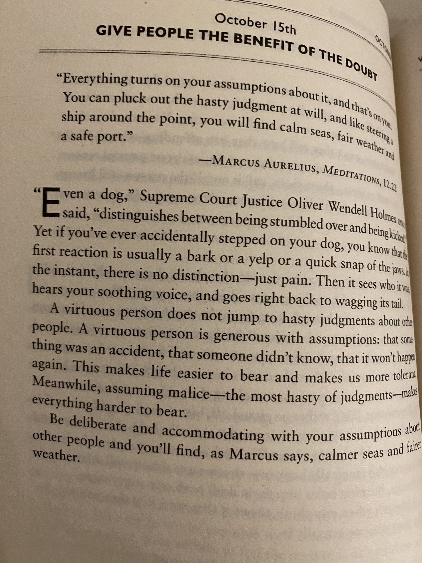 The Daily Stoic … The Daily  Quote … Page 307