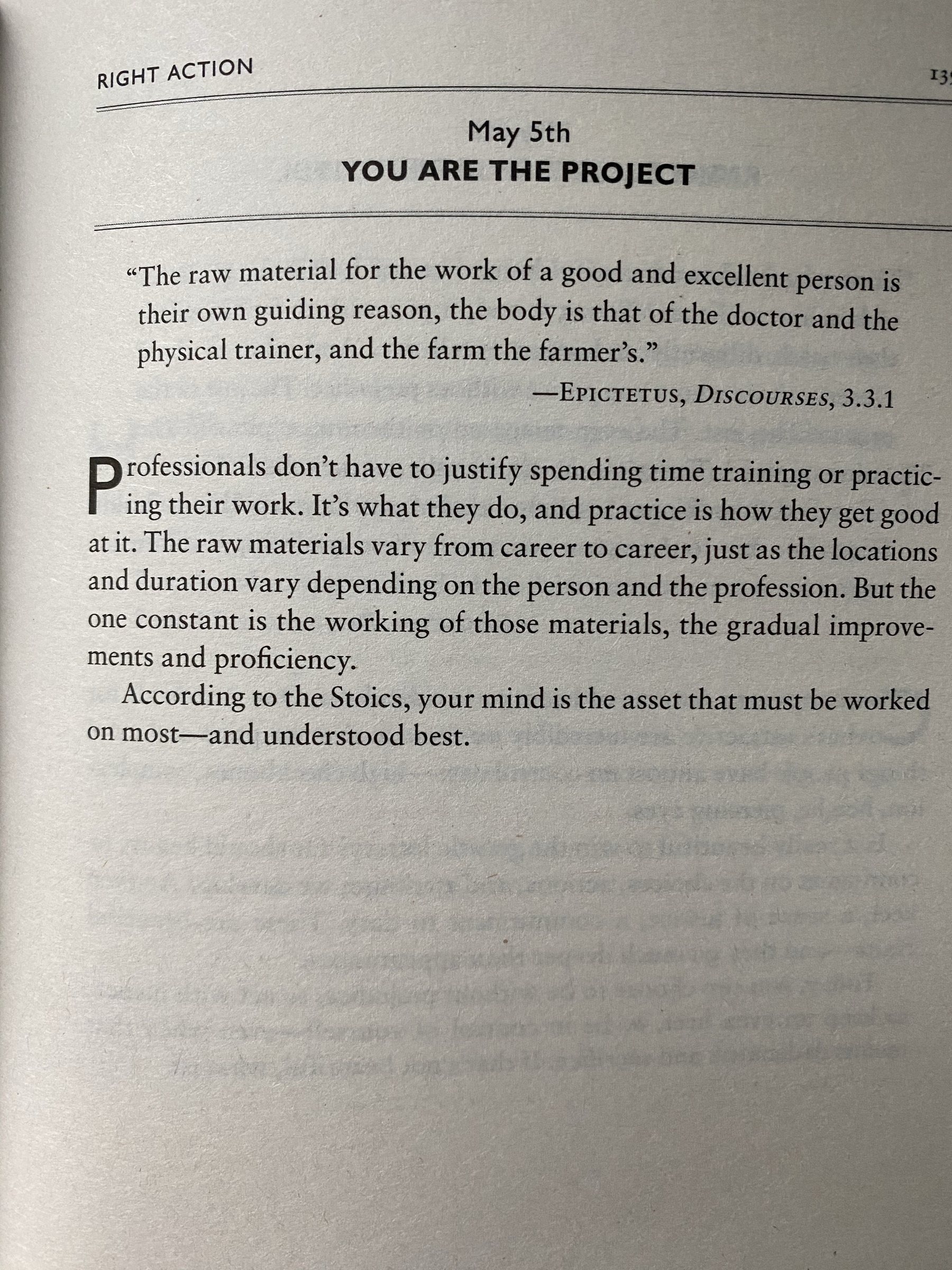 The Daily Stoic … The Daily  Quote … Page 139 